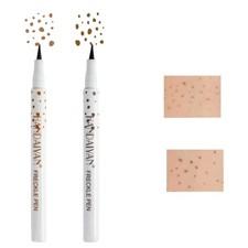 Freckle Pen Waterproof 2 Colors,Natural Lifelike Faux Face Brown