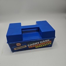 Matchbox Carry Case, Lesney Products, 1980's, 2x Black Car Trays, with cars ! 