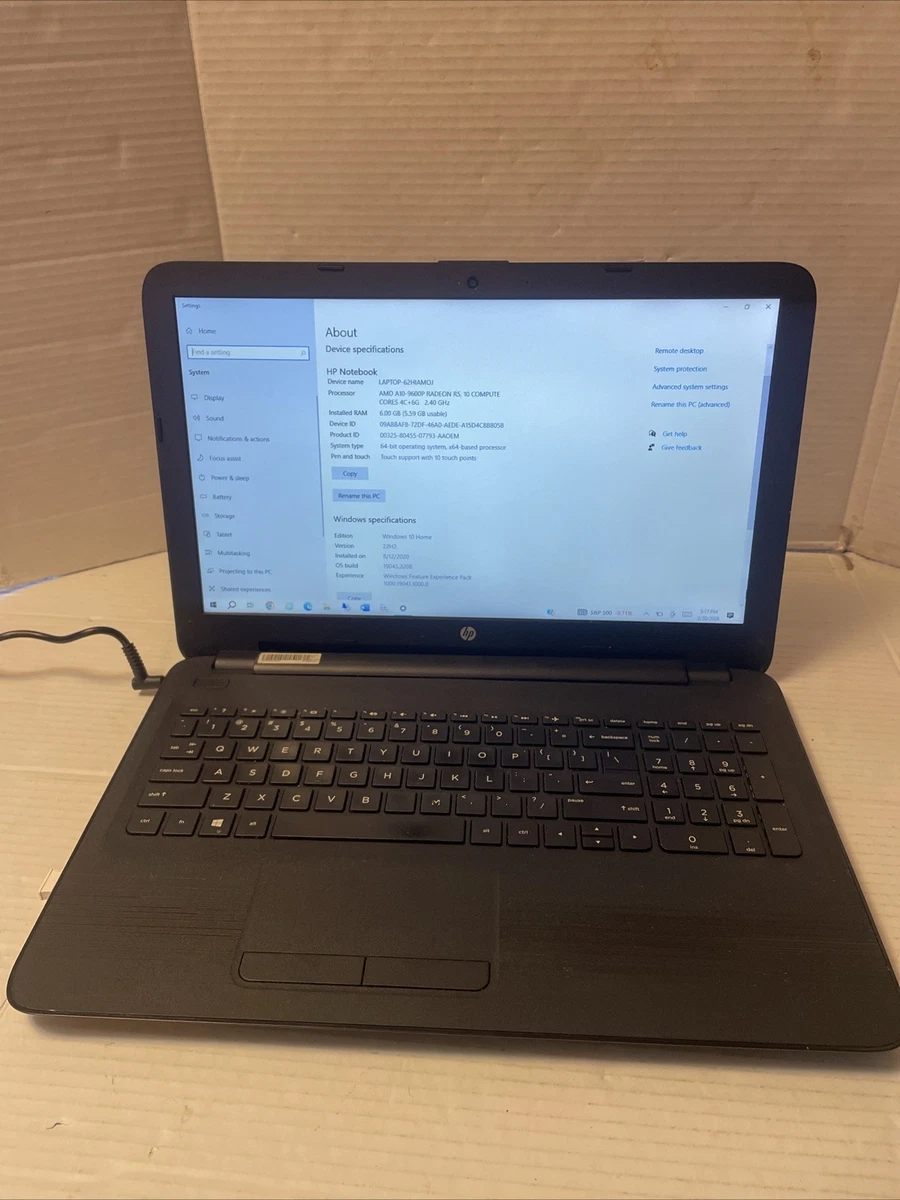HP Windows 10 AMD A10 Processor PC Laptops & Netbooks for sale | eBay