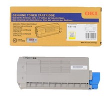 Brand New OEM - OKI Okidata ES7412 46507605 YELLOW TONER CARTRIDGE FREE SHIPPING