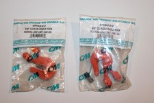 Lot of 2 CM Big Orange 659222 9/32" Clevlok Cradle Grab Hook Grade 80 NOS