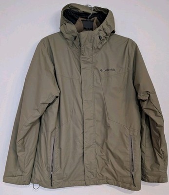 Columbia Sportswear Company Men's Size M Beige Omni-Tech Interchange Jacket