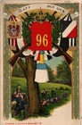 WW1 WWI Imperial German Germany Army Military Postcard Infantry Regiment 96