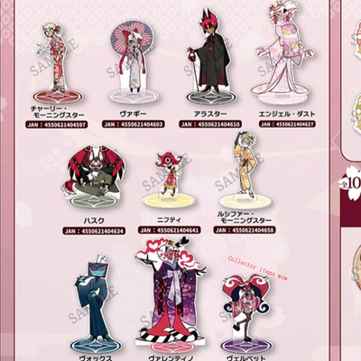 Kimono Hazbin Hotel Niffty Valentino Acrylic Desktop Stand Display