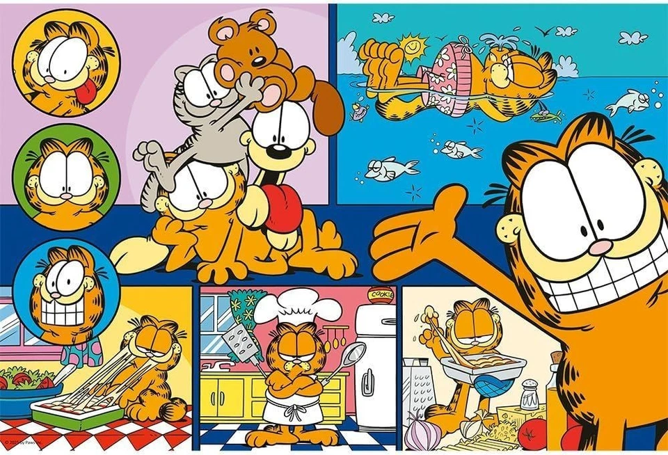 NEW Trefl Jigsaw Puzzle 100 Pieces 5+ Ages Lazy Garfield - Image 2 of 2