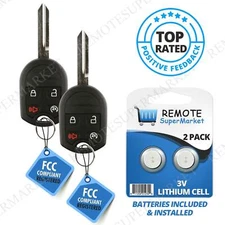 Replacement for Ford 11-16 F 150 250 350 450 11-15 Explorer Remote Key Fob Pair