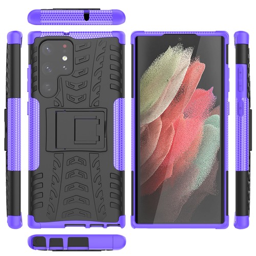 For Samsung Galaxy S23 S22 S21 FE Note 20 Ultra Armor Shockproof Kickstand Case - Picture 22 of 23