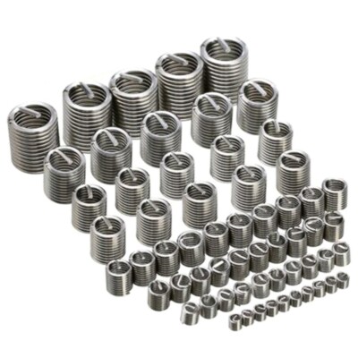 Pack Of 60 Steel Wire Thread Inserts Upgrades for Versatile Repair Application