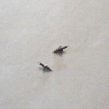 2 ELGIN 12 SIZE BALANCE STAFFS 4177 SR .148, PIVOT 10 11 NOS --- BB-936