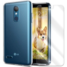 Funda TPU Transparente Fácil de Instalar + Película Protectora de Pantalla para LG Zone 4 X210VPP