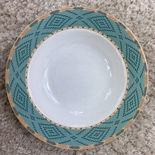 Victoria & Beale Casual Sun Dance 9048 Porcelain Rimmed soup Bowls lot of 2