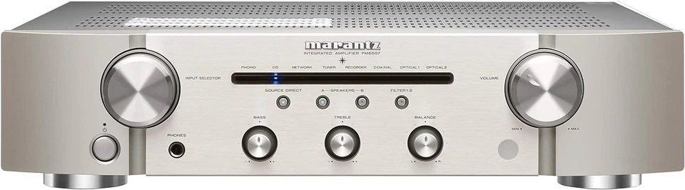 Marantz PM6007 FN Integrated Premain Amplifier Silver Gold Digital AC 100V Japan - Image 2 of 4