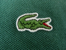 Designer Lacoste Dark Green Size 9 XXXL 3XL new tag Polo Shirt Mens Man Big Tall