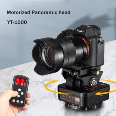 ZIFON YT-1000 Panoramic Head Automatic Tripod Stabilizer Motorized Remote Contro