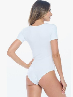 Natural Uniforms Short Sleeve Round Neck Body Suit-Breathable Cotton Stretch7183