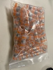 50 pcs SOLDER AND SEAL HEAT SHRINK BUTT CONNECTORS WIRE SPLICE 8 GAUGE ORANGE