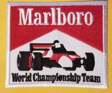 MARLBORO World Championship Team Embroidered Patch approx 2.75X3.25"