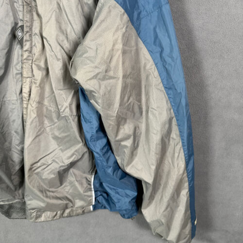 Stearns Dry Wear Jacket Size XL Gray Blue Waterproof Full Zip Windbreaker Rain - Picture 6 of 15