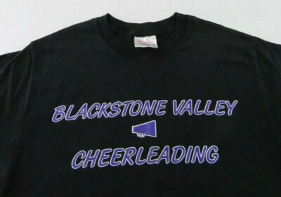 BLACKSTONE VALLEY CHEERLEADING ''Believe It!'' Souvenir Black T Shirt Size S