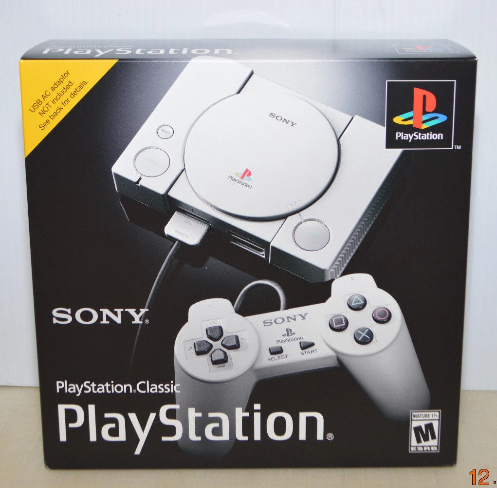 NEW! Sony Playstation Classic Console Mini w/ 20 classic Games - In Hand!