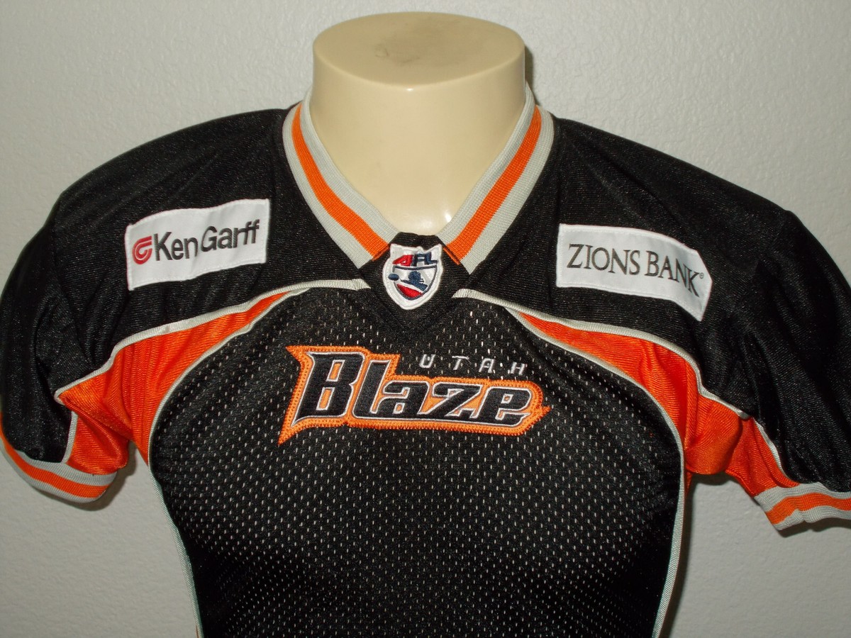 Utah Blaze Arena Football Black Jersey Youth Medium | eBay