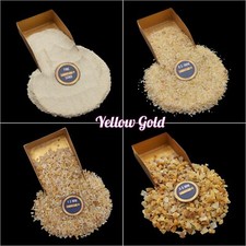 Polvo triturado grueso de oro amarillo natural para uso en masajes fabricación de joyas