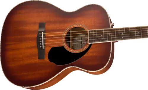 Fender Paramount PO-220E all solid Orchestra size guitar, Cognac Burst with case