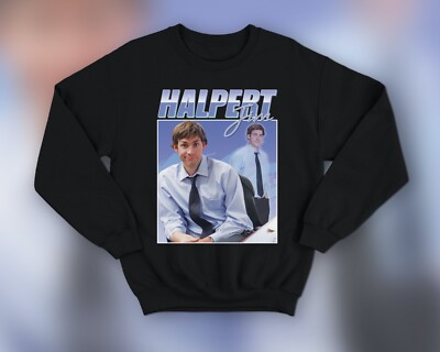 Jim Halpert Hommage Pullover Sweatshirt lustig US Office TV Show Retro 90er Big Tuna
