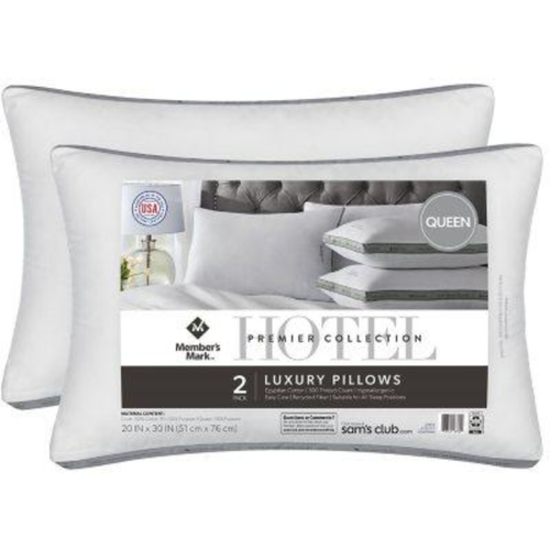 Member's Mark Hotel Premier Collection Bed Pillows, (Set of 2) Queen eBay