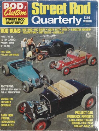 STREET ROD QUARTERLY by HOT ROD 1971 WINTER - PROJECT CARS, FORD 53-56* - Picture 1 of 1