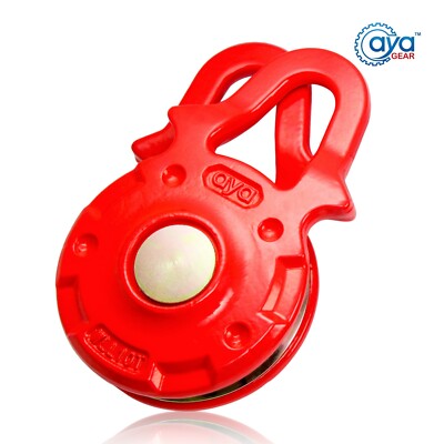 AYA Gear Multi-Function Premium Snatch Blocks 66,000 lbs(30Ton) break Strength