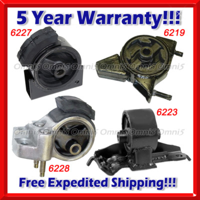 K446 Fits 1990-1992 Toyota Corolla 1.6L 2WD 3 Speed AUTO Motor & Trans Mount 4pc