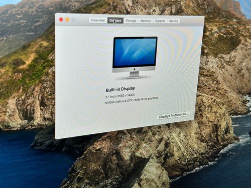 Apple iMac 27" Late 2013 A1419 + 32 GB RAM + 1TB SSD+ GTX 780M 4GB Graphics Card - Picture 5 of 8
