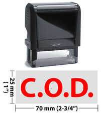 C.O.D. - Extra Large Trodat 4915 Self Inking Rubber Stamp