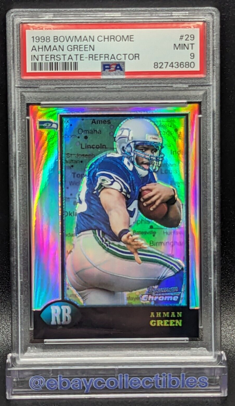 Ahman Green Bowman Chrome Interstate #29 Interstate-Refractor