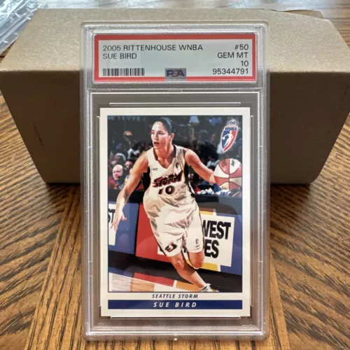 2005 Rittenhouse WNBA Sue Bird  #50 PSA 10 Pop 4! Seattle Storm
