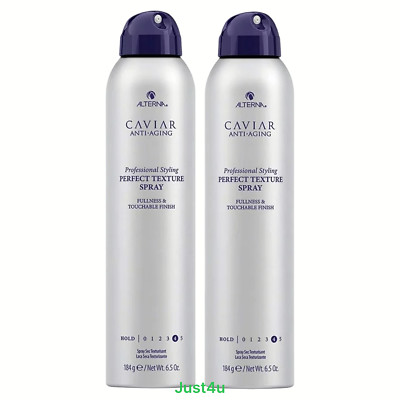 Alterna Caviar Anti-Aging Professional Styling Perfect Texture Spray, (2PACK)