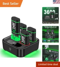 Cost-Effective Xbox Series X|S Rechargeable Battery Pack Set - 4 Units with Dock