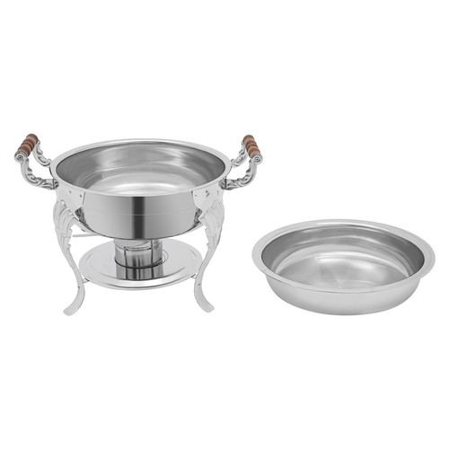 Catering Classic Edelstahl Chafing Dish Halbrund Buffet Chafer 30 cm USA - Bild 12 von 18