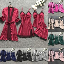 Damen Nachthemd Schlafanzug Sexy Pyjama Set N...
