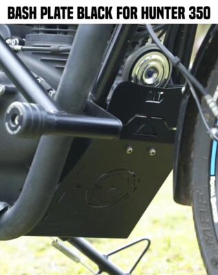 BASH PLATE BLACK FIT FOR ROYAL ENFIELD HUNTER 350