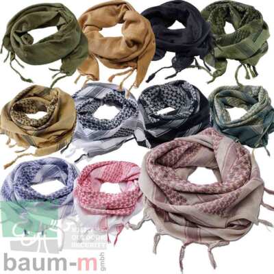 Halstuch PLO Shemagh von Brandit Palästinenser Tuch 100% Baumwolle 110 x 110 cm 
