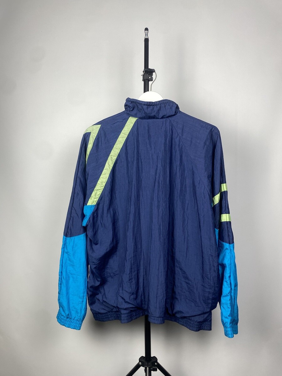 Vintage 90s PUMA Full Zip Retro Nylon Track Top Jacket Men's L