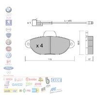 Magneti Marelli Pastiglie Freno - Ricambio Originale Con Sensore Usura Per Auto - Foto 2