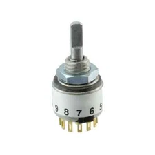 Grayhill 56SD30-01-1-AJN Rotary Switch - 2 to 12 Position - SP12T - 200mA 115...