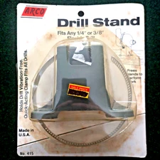 ARCO DRILL STAND No.415 Fits Any 1/4" or 3/8" Electric Drill Made in U.S.A. NOS!