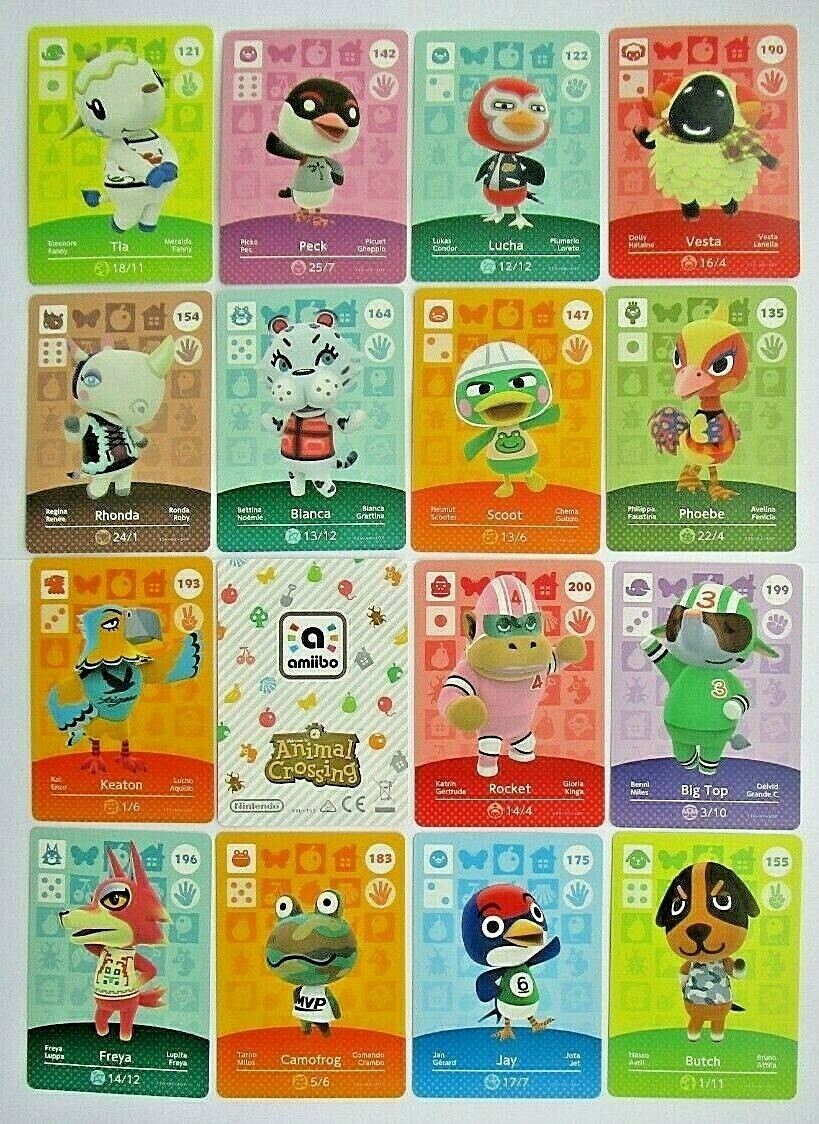 Animal Crossing/amiibo Karten/Serie 2/Nr. 101-200/EU-Version/NEU/ORIGINAL