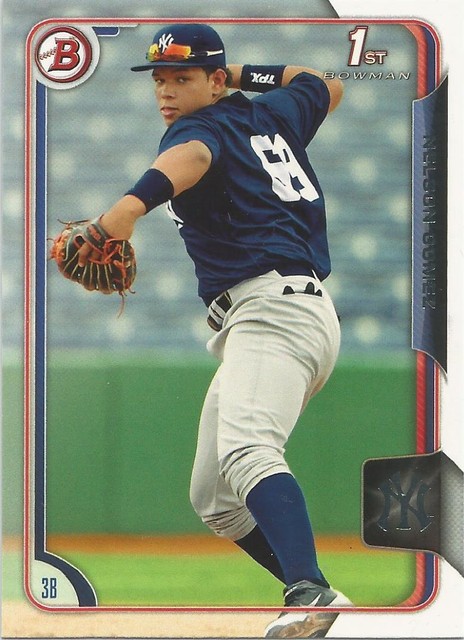 Nelson Gomez New York Yankees 2015 Bowman Prospekt