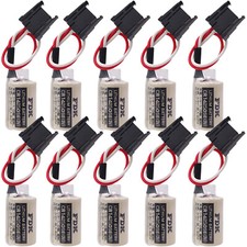 10 Pack For Sanyo FDK CR14250SE 1/2AA 3V PLC Battery 1747-BA Backup Power Supply