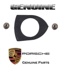 Genuine FRONT HOOD Emblem Seal & TWO Emblem Retaining Nuts For Porsche